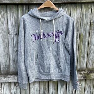 League Northwestern University Light Gray Fleece Hoodie